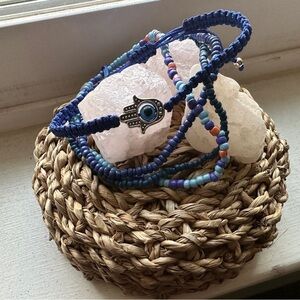 Handmade five piece set bracelets